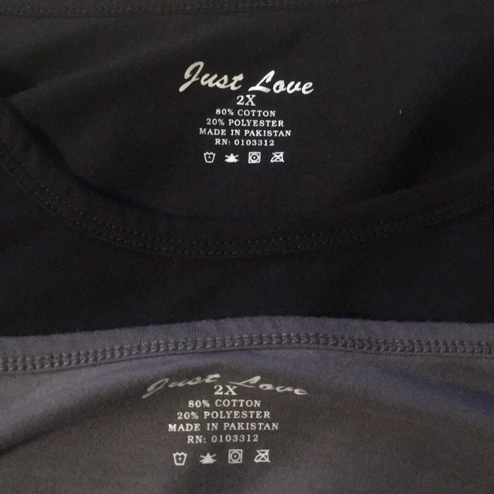 X2(TWO) Just Love under scrub long sleeve 2xl